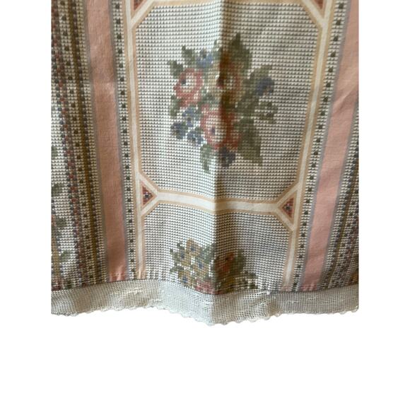 Vintage 80s Louis Nichole Romantic Victorian Pink Print Pillowcases - Picture 4 of 9